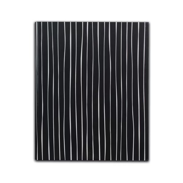 Professional Hardbound Notebook, Charcoal and White Stripes, C-Line Products, Mfr#: 24100